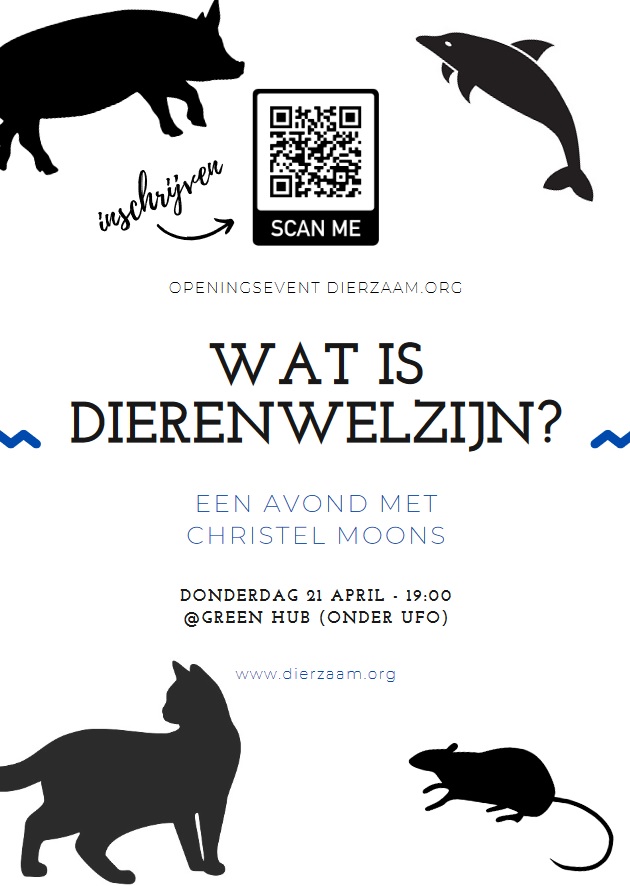 Openingsevent Dierzaam: ‘Wat is dierenwelzijn?’