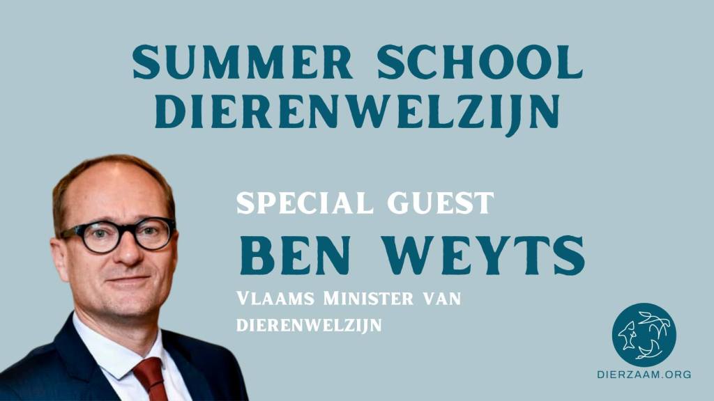 Keynote Spreker: Ben Weyts (Summer School Dierenwelzijn&nbsp;2022)